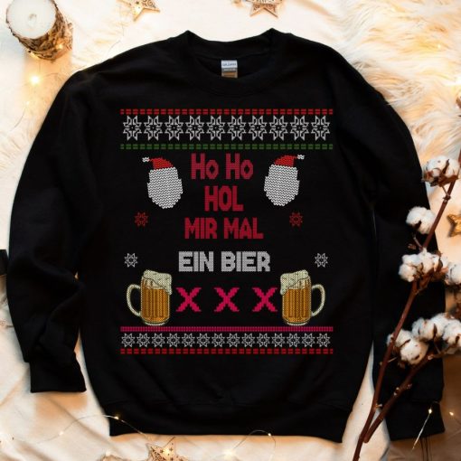 Ugly Get Me a Beer Christmas Sweatshirt