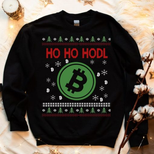 Ugly Ho Ho Hodl Bitcoin Christmas Sweatshirt