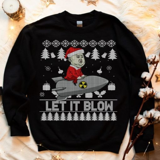 Ugly Let it blow Christmas Sweatshirt