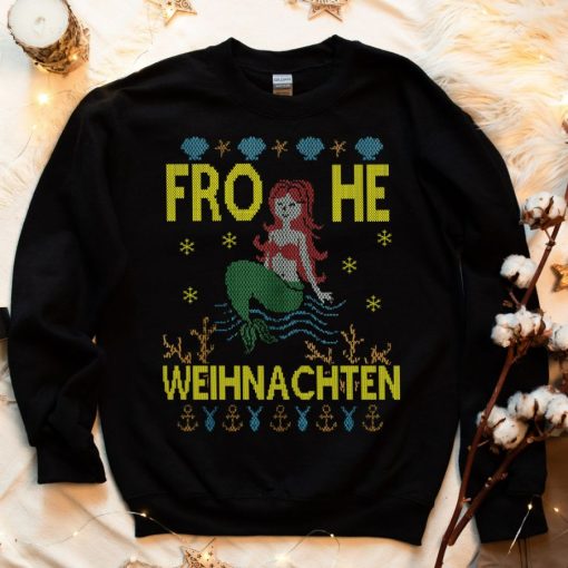 Ugly Merry Christmas Mermaid Sweatshirt