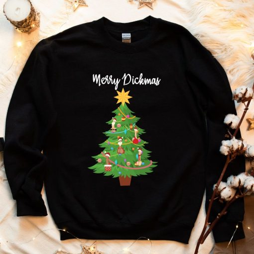 Ugly Merry Dickmas Christmas Sweatshirt