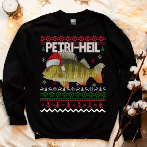 Ugly Petri Heil Fishing Christmas Sweatshirt