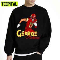 Urup Red Animated Design George Pickens Football Unisex T-Shirt
