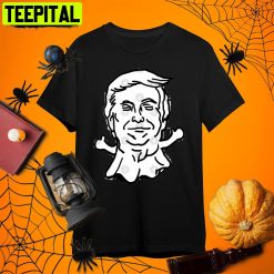 Us President Trump Halloween Ghost Retro Art Unisex T-Shirt