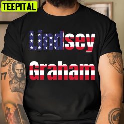 Usa Flag Lindsey Graham Retro Art Unisex T-Shirt