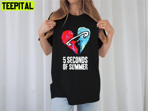 Vingtage Heart 5 Seconds Of Summer 5sos 2022 Tour Merch Unisesx T-Shirt