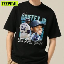 Vintage 80’s Ken Griffey Jr The Kid Baseball Signature Unisex T-Shirt