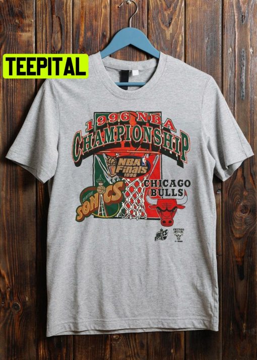 Vintage 90s Chicago Bulls 1996 Nba Champions Unisex T-Shirt