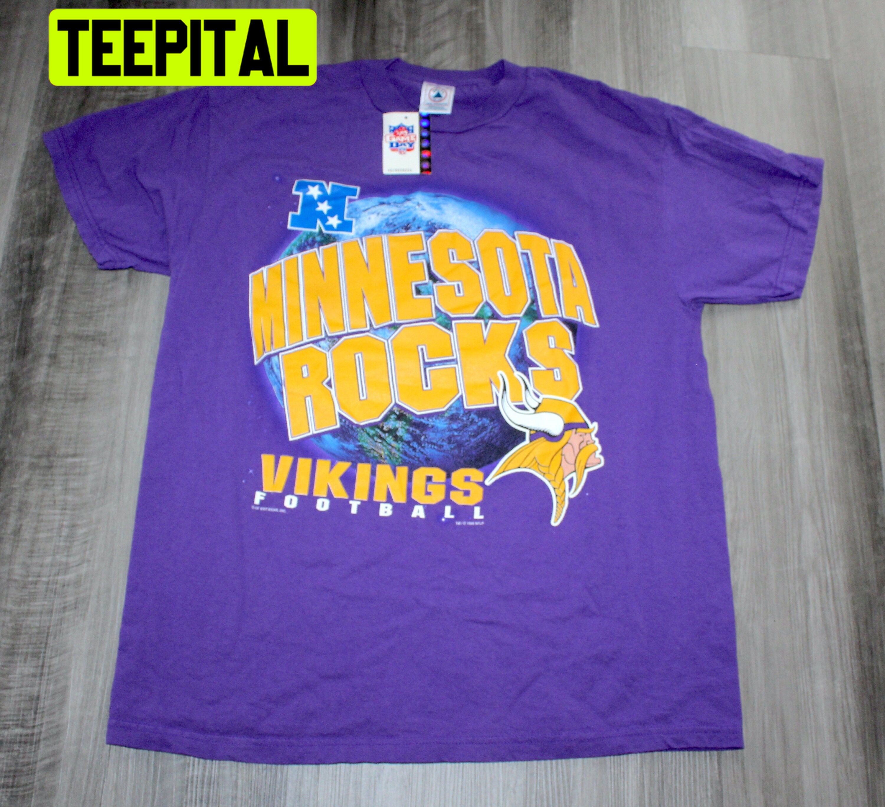 Vintage 90s Minnesota Vikings Sweatshirt Minnesota Vikings 