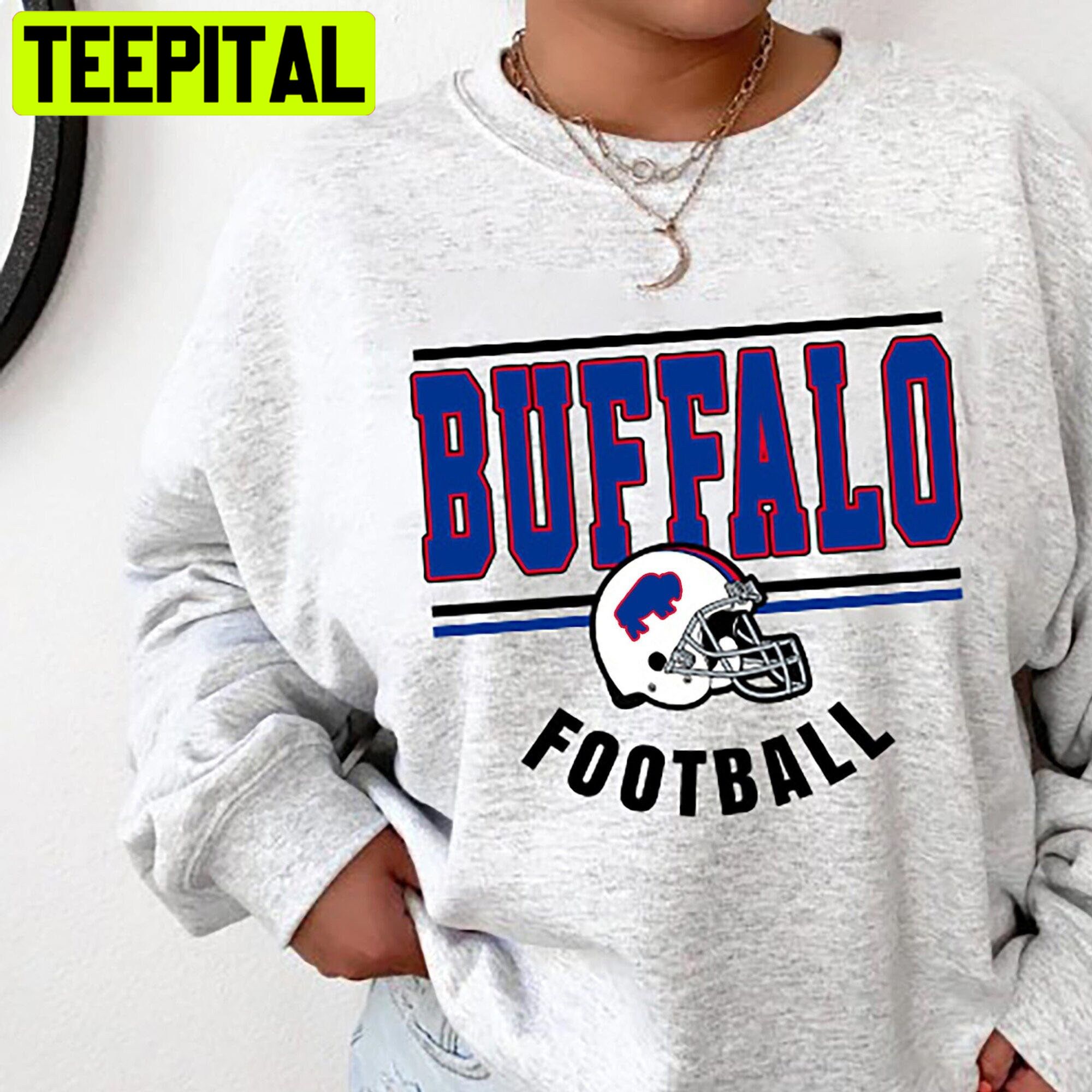 retro buffalo bills sweatshirt