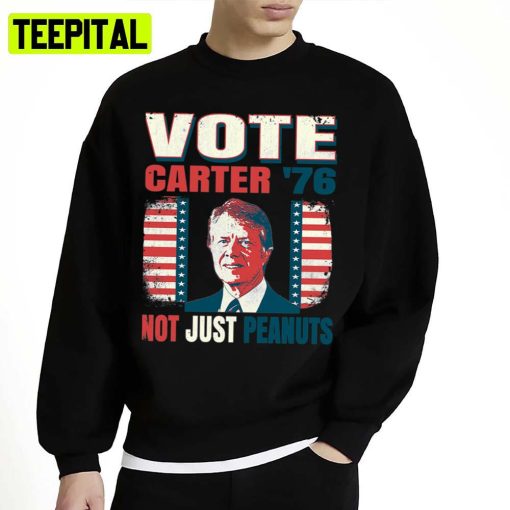 Vintage Campaign Voting Jimmy Carter 1976 Election Classi Unisex Sweatshirt