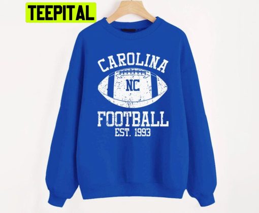 Vintage Carolina Football Est 1993 Unisex Sweatshirt