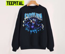 Vintage Carolina Football Mascot Black American Football Unisex Sweatshirt