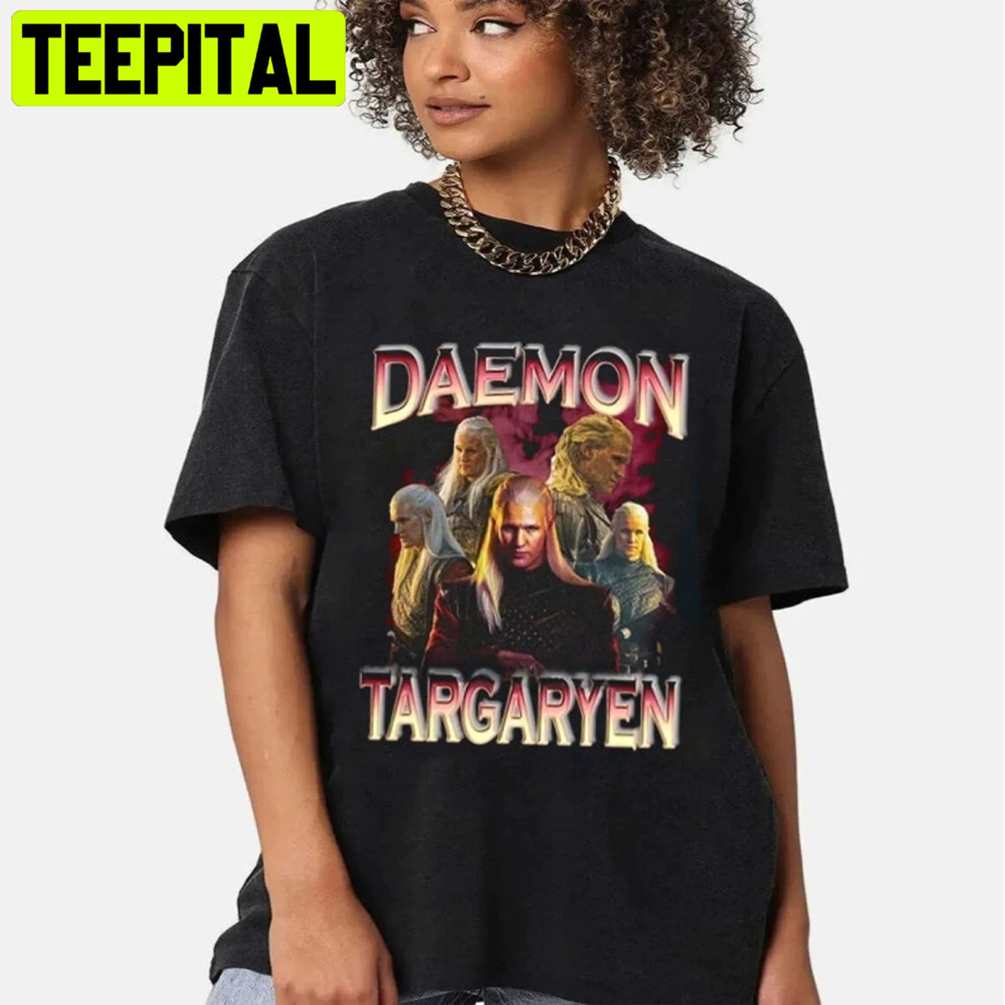 Vintage Daemon Targaryen House Of Dragon Trending Unisex T-Shirt