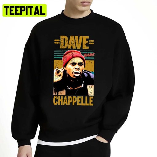 Vintage Dave Chappelle Funny Reaction Unisex Sweatshirt