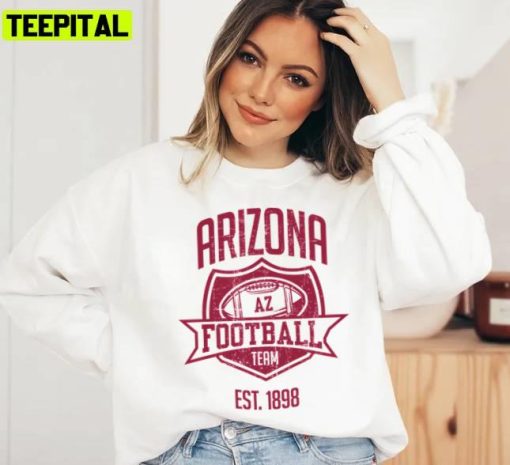 Vintage Design Arizona Football Team Inspired Arizona Cardinals Phoenix Football Team Unisex T-Shirt