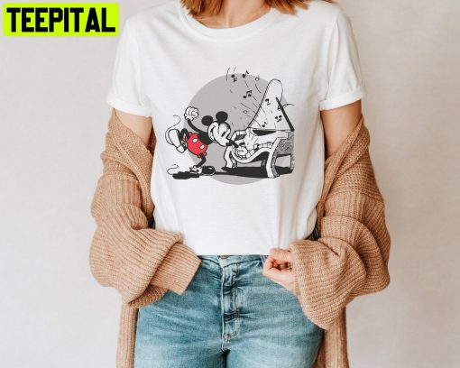 Vintage Design Mickey Mouse Disney Unisesx T-Shirt