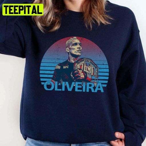 Vintage Design Ufc Fighter Charles Oliveira Unisex Sweatshirt