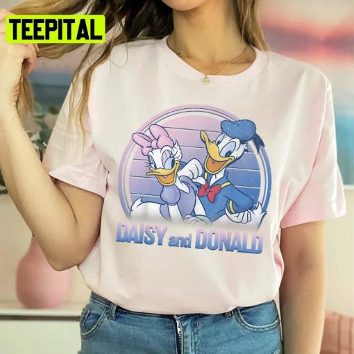 Vintage Donald And Daisy Duck Lover Unisex Sweatshirt