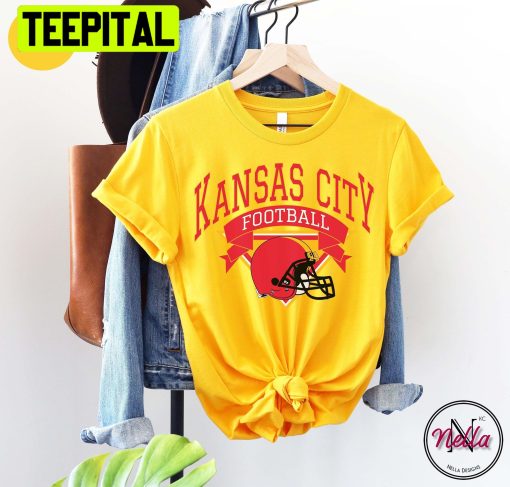 Vintage Kansas City Football Game Day Unisex T-Shirt