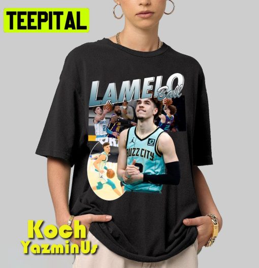 Vintage Lamelo Ball Charlotte Hornets Nba Unisex T-Shirt