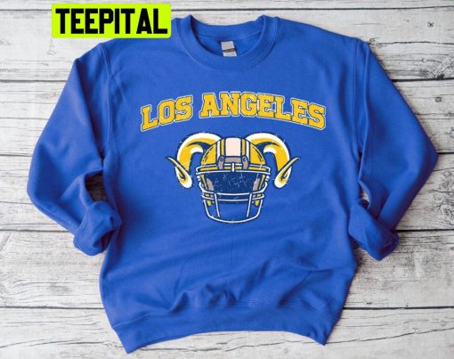 Vintage Los Angeles Football Team Helmet Unisex Sweatshirt