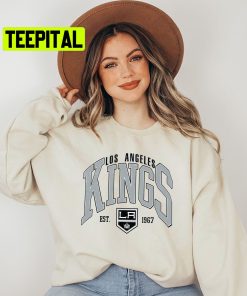 Vintage Los Angeles Kings Nhl Football Unisex Sweatshirt