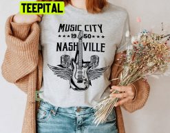 Vintage Music City 1950 Nashville Trending Unisex T-Shirt