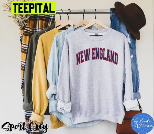 Vintage New England Football Sport Unisex Sweatshirt