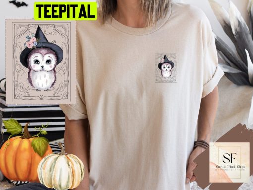 Vintage Owl Fun Halloween Trending Unisex Shirt