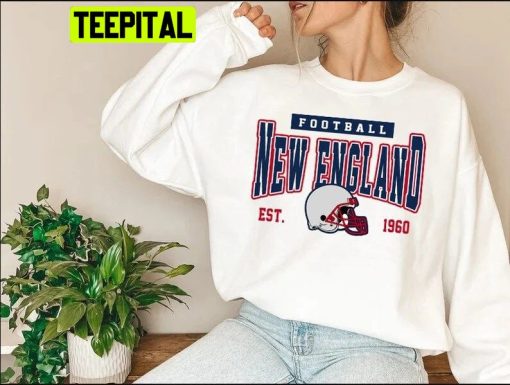 Vintage Retro Style New England Football Unisex Sweatshirt