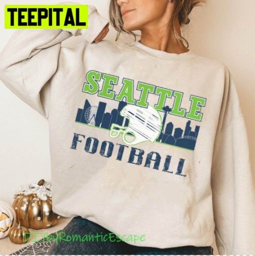 Vintage Seattle Football Nfl Sport Unisex Sweatshirt