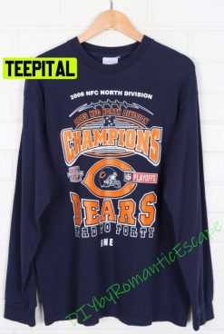 Vintage Style 2005 & 2006 Chicago Bears Nfc North Division Champions Unisex Sweatshirt