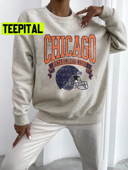 Vintage Style Chicago Football Unisex Sweatshirt