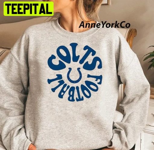 Vintage Style Indianapolis Colts Crewneck Indian Football Unisex Sweatshirt