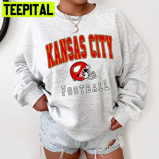 Vintage Style Kansas City Football Unisex Sweatshirt