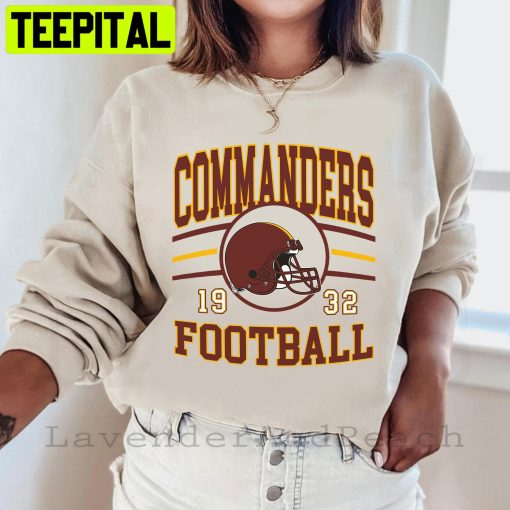 Vintage Style Retro Commanders Football Unisex Sweatshirt