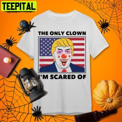 Vote For Dems Light Funny Trump Halloween Retro Art Unisex T-Shirt