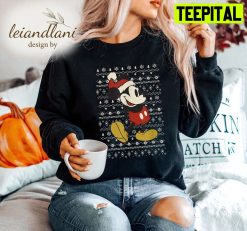 Walt And Friends Mickey Mouse Christmas Sweatshirt