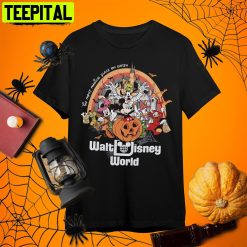 Walt Disney World Halloween Disney Halloween Retro Art Unisex T-Shirt