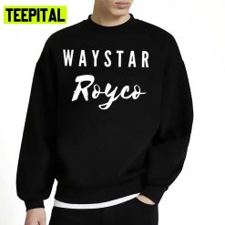 Waystar Royco Logo Text Art Succession Kendall Roy Unisex Sweatshirt