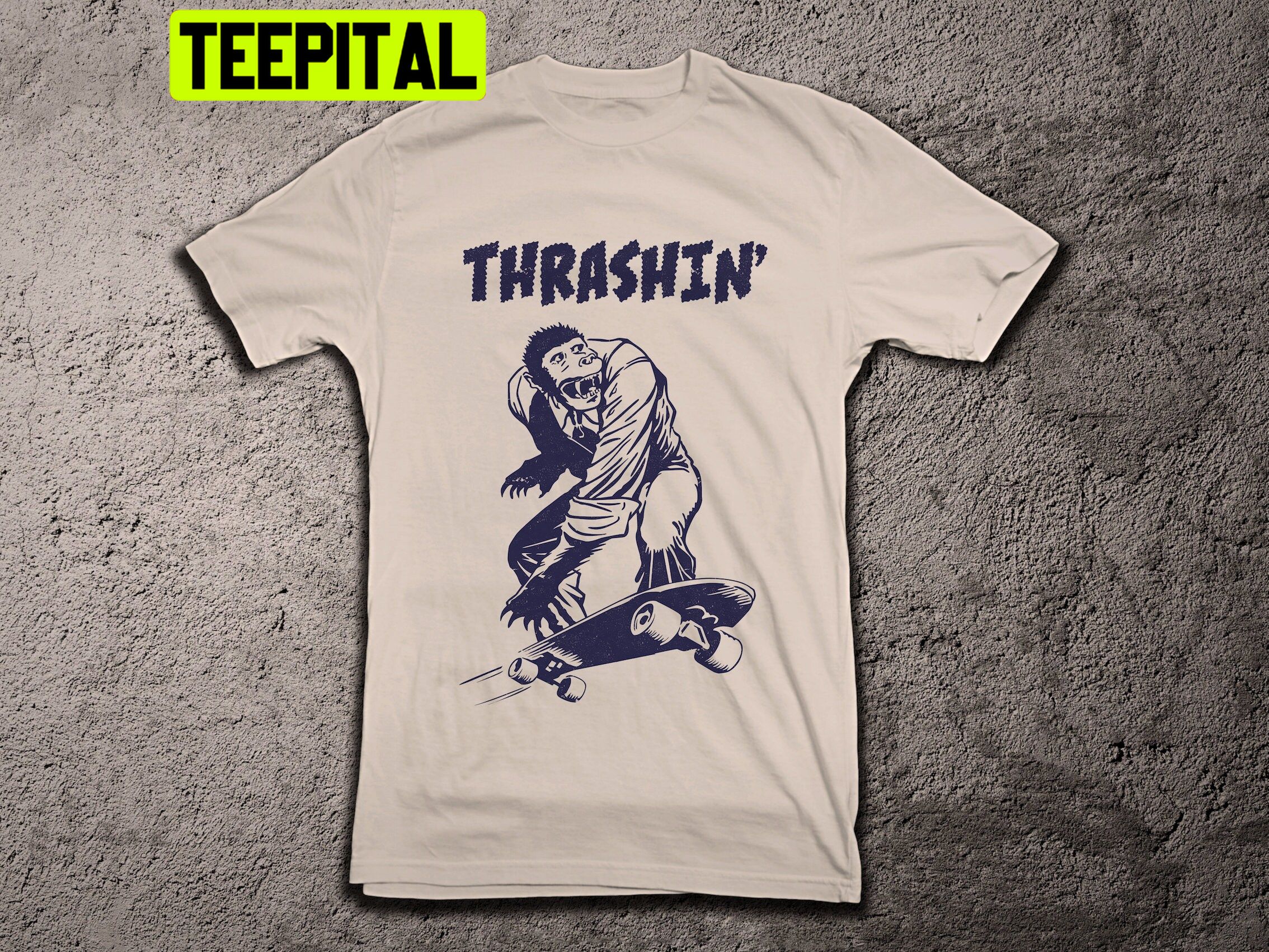 Werewolf Skateboarding Trending Unisex T-Shirt