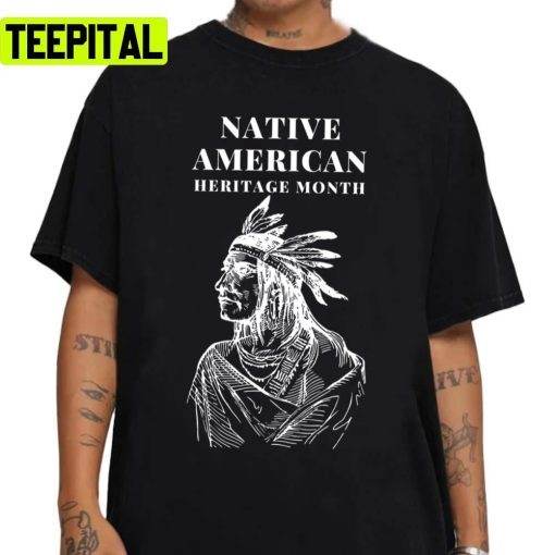 White Design Native American Heritage Month Protect Our Culture Unisex Sweatshirt