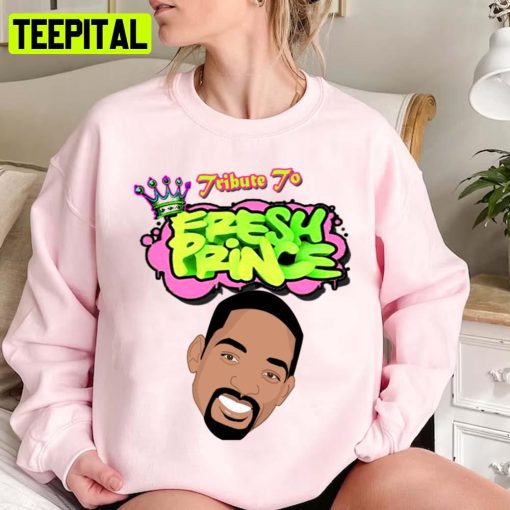 Will Smithfresh Prince Of Belairwill Smith Illustration Unisex Sweatshirt