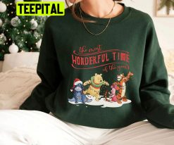 Winnie The Pooh Christmas It’s The Most Wonderful Time Of The Years Trending Unisex Sweatshirt