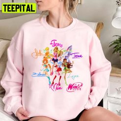 Winx Club All Characters With Initials Unisex T-Shirt