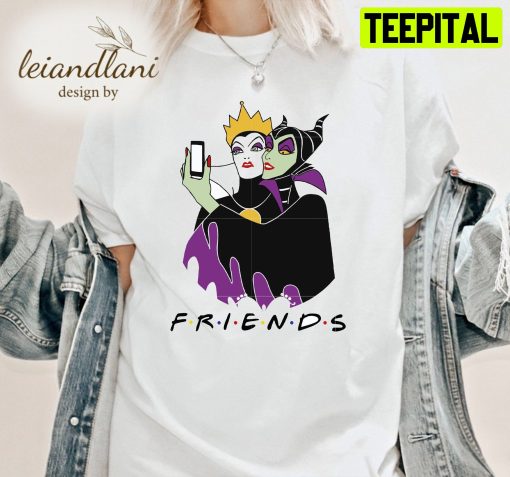 Witch Friend Maleficent Witches Villain Party Witch Halloween Unisesx T-Shirt