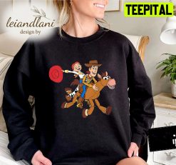 Woody’s Roundup Gang Toy Story Characters Pixar Sweatshirt