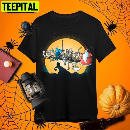 Workers Disneyland Halloween Retro Art Unisex T-Shirt