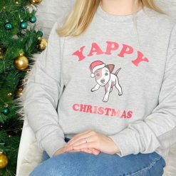 Yappy Christmas Cute Dog Christmas Sweatshirt